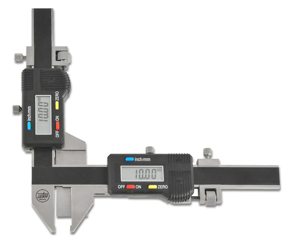 Digital-Messschieber ULTRA active inox im Etui für Zahnweitenmessung und Zahndicken 5-50mm/0,01mm