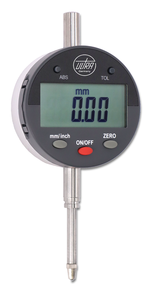 Digital dial indicators ULTRA active in box with ABS & TOL function 12,5/0,01mm Ø56mm