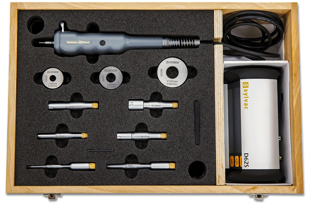 Digital-Innenmesssystem-Sätze ULTIMA im Etui inklusive Einstellringe und UKAS-Kalibrierscheine 2-6/0,0001/9/12/18mm, USET2