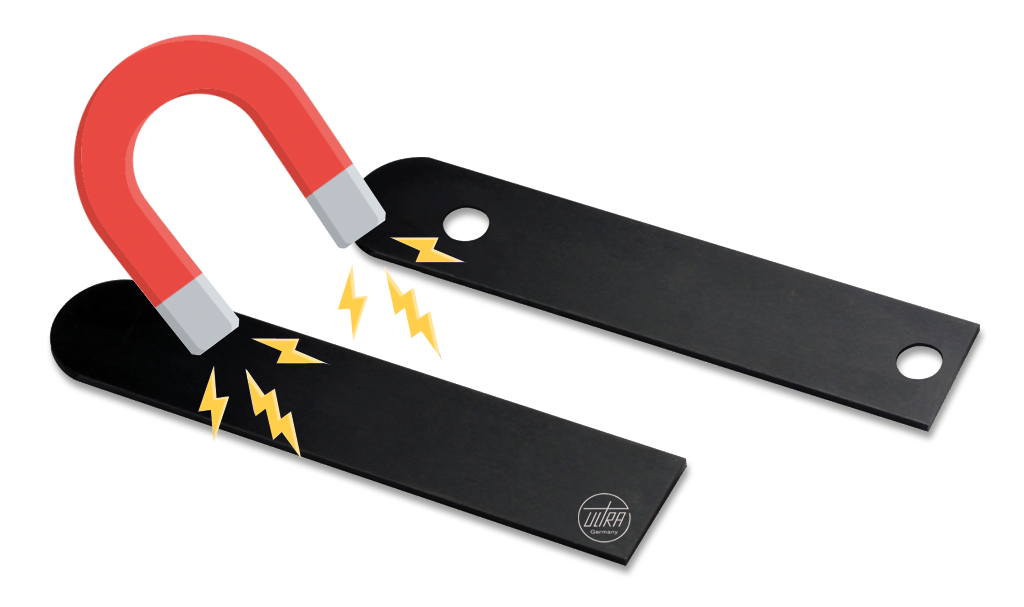 Parallelunterlagen-Sätze ULTRA active im Koffer, magnetisch Stahl gehärtet (5) 120x2,5mm