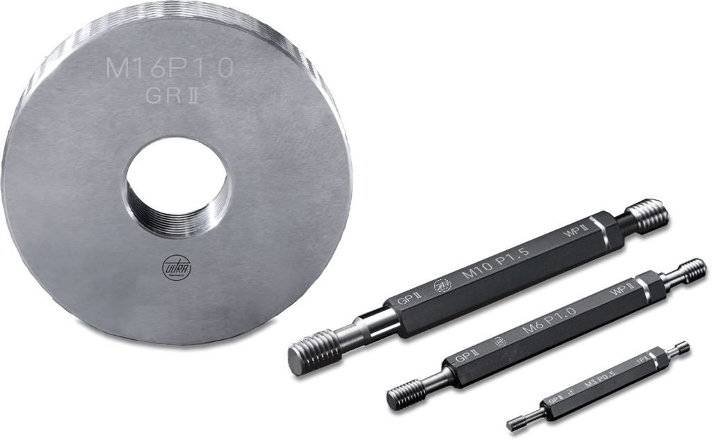 Gewindelehren aus Hartmetall metrische Regelgewinde DIN ISO 1502
