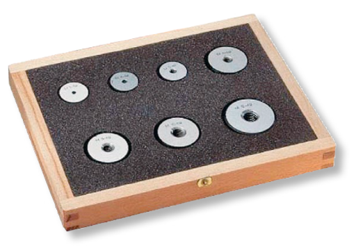 Ausschuss-Gewindelehrring-Satz 6g im Etui   M3/M4/M5/M6/M8/M10/M12
