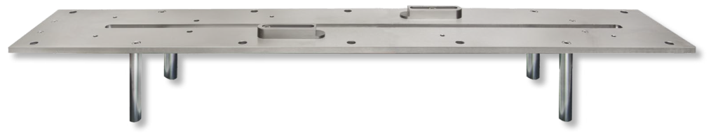 Messtische BASE PLATON aus rostfreiem gehärtetem Stahl für DEMM Universalvergleichsmessgeräte für/for 600-800mm, 99050