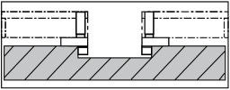 Schultermesseinsätze halbzylindrisch (Paar) für BOWERS Universalvergleichsmessgeräte TGU Ø 5mm, TGUA012