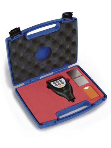 Digital-Schichtdickenmessgeräte in Koffer, Sonde Ø3mm, Nullstandard, Batterie 0...1250/0,1µ (FN) IP54