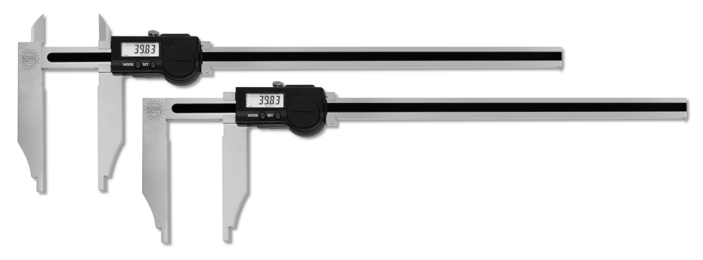 Digital-Messschieber DIGI PLUTO BD inox im Etui mit Spitzen 1000x150/0,01mm IP67, 00466