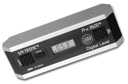 Digital levels SPI-TRONIC Pro 3600 Aluminium housing in box 150x30x54mm (0,01°/0,1°)