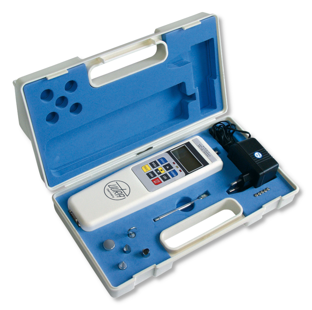 Digital-Kraftmessgeräte Zug und Druck im Koffer, inkl. Zubehör 20/0,01N