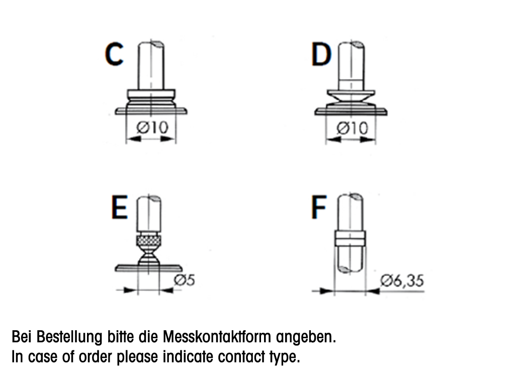 Dickenmessgeräte im Taschenformat, im Etui   0-10/0,1/15mm, K 15