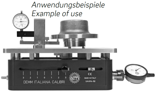 Universalvergleichsmessgeräte QUICK-CHECK im Koffer inkl. Anschlag für 3-Punkt-Messung, Taster u. Verlängerungen 48-128 / 28-103mm (255x150mm), 201570