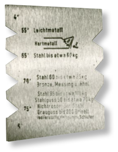 Drehstahllehren  