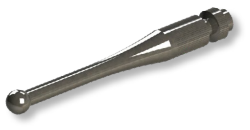 Taster lang mit Keramikstift und Hartmetallkugel für 3D-Taster Nr. 1385800 und 1385851