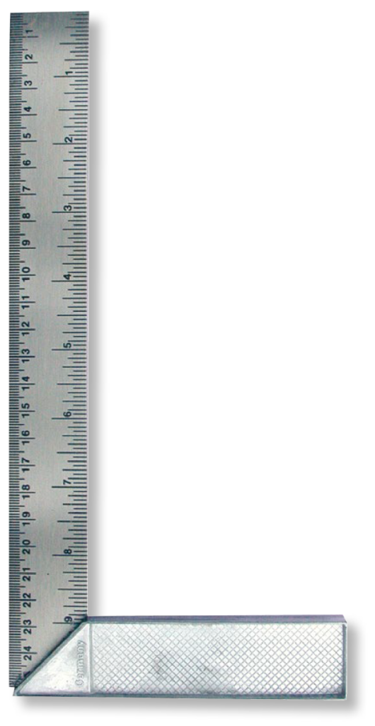 Schreinerwinkel Druckgussschenkel Stahlzunge