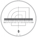 Sonderskala für Messlupen passend zu Modell Nr. 2192 1.., 2192 2.., 2193 511