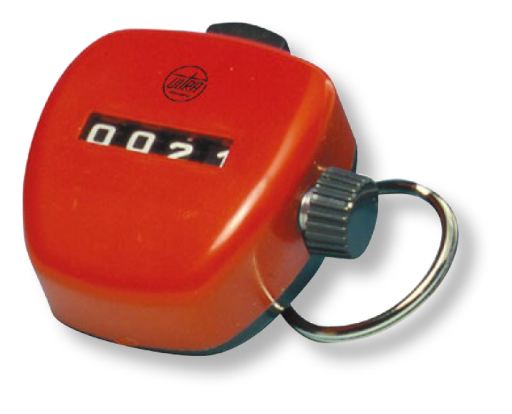 Hand-Stückzähler mit Kette  