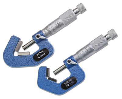 Bügelmessschrauben Prismenamboss ULTRA active für 3- und 5-schneidige Werkstücke