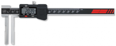Digital-Taschenmessschieber ULTRA active inox im Etui mit langen Schnäbeln für Innenmessung
