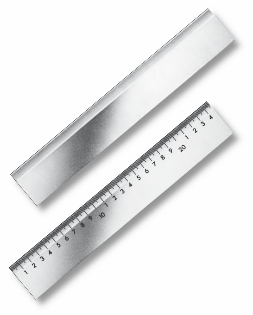 Lineale mit Facette Normalstahl  