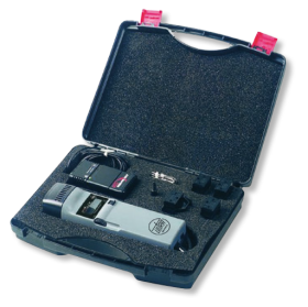 Handstroboskop  im Etui inkl. Akku, Ladegerät, Triggerstecker