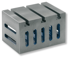 Aufspannwürfel, Spezialguss mit T-Nuten und Spannschlitzen